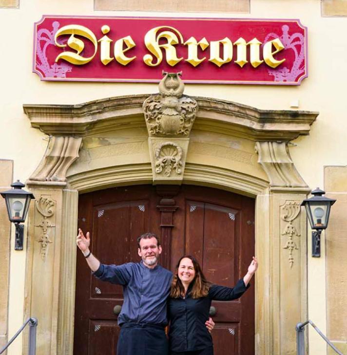Gasthof Die Krone Швебиш-Халль Экстерьер фото